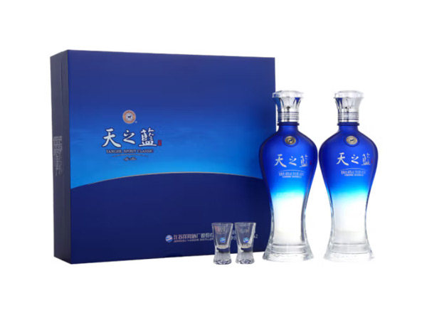 鞍山回收洋河·天之蓝礼盒