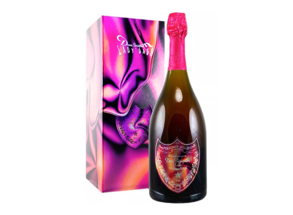 鞍山回收唐培里侬香槟王Lady Gaga桃红香槟酒限量发光版2006/2008/2010年夜光版