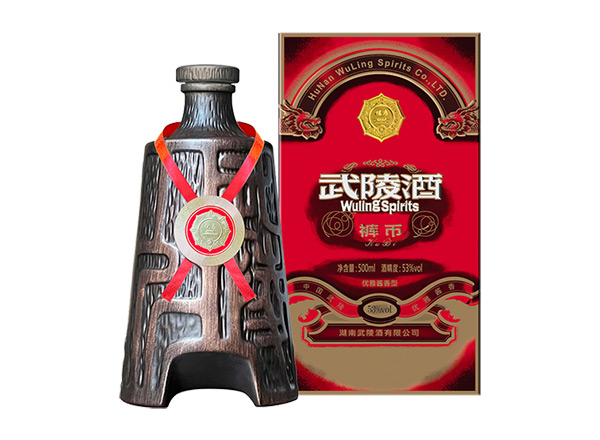 鞍山回收武陵酒裤币53度酱香型白酒500ml/1L礼盒装裤币武陵酒收购