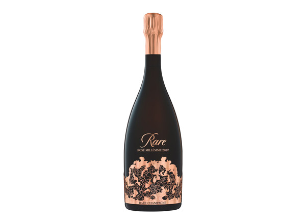 鞍山白雪香槟回收稀露香槟黑钻年份桃红香槟Rare Rose（礼盒装）