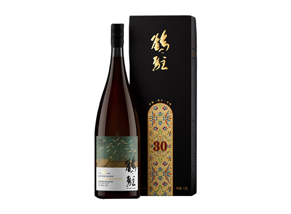 鞍山鹤驻新花雕回收鹤驻30年瑞鹤图黄酒