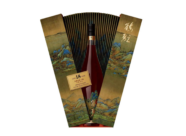 鞍山鹤驻18年黄酒回收鹤驻新花雕18年珍藏版千里江山图