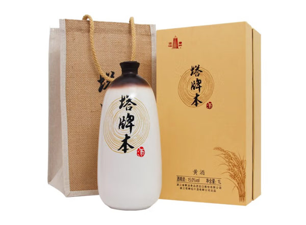 鞍山塔牌黄酒回收塔牌本酒500ml/1000ml绍兴黄酒花雕酒礼盒
