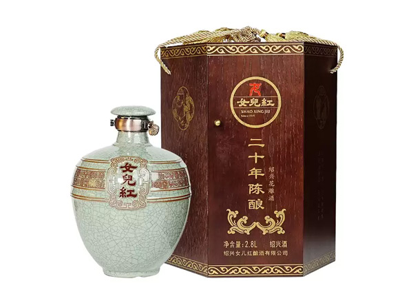 鞍山女儿红绍兴黄酒回收女儿红二十年陈酿20年花雕酒2.8L坛装礼盒