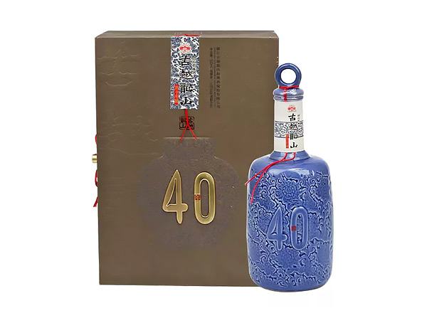 鞍山古越龙山40年黄酒回收古越龙山四十年陈酿花雕酒