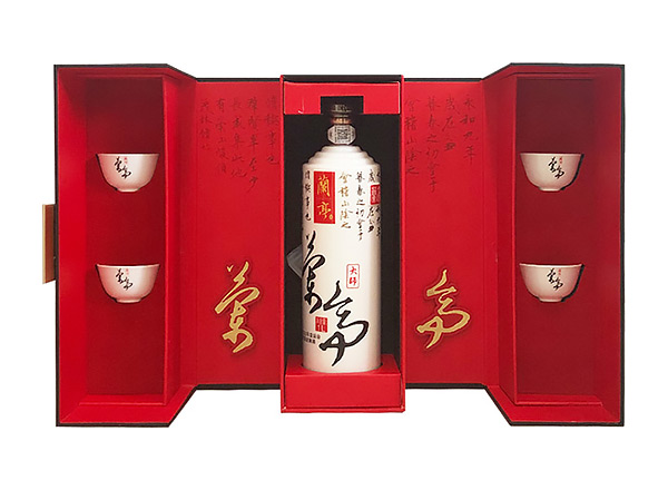 鞍山会稽山黄酒回收大师兰亭三十年陈酿1L商务版礼盒装