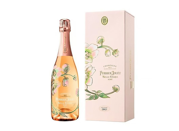 鞍山回收巴黎之花美丽时光桃红年份香槟礼盒装Perrier-Jouët Belle Epoque Rosé