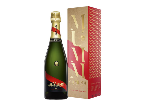 鞍山玛姆香槟回收风尚版玛姆红带香槟起泡酒G.H. Mumm Cordon Rouge Brut